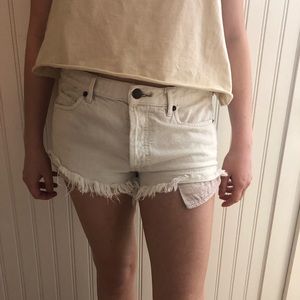 Free People Soft & Relaxed Cut Off Shorts